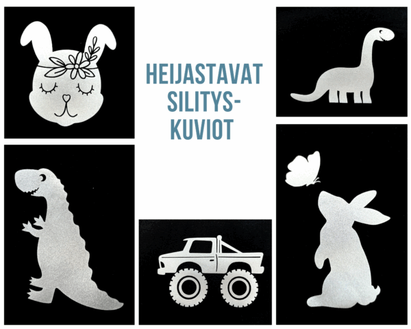Heijastavat silityskuviot, Kuvio, Brachiosaurus 8x11 cm - Image 3