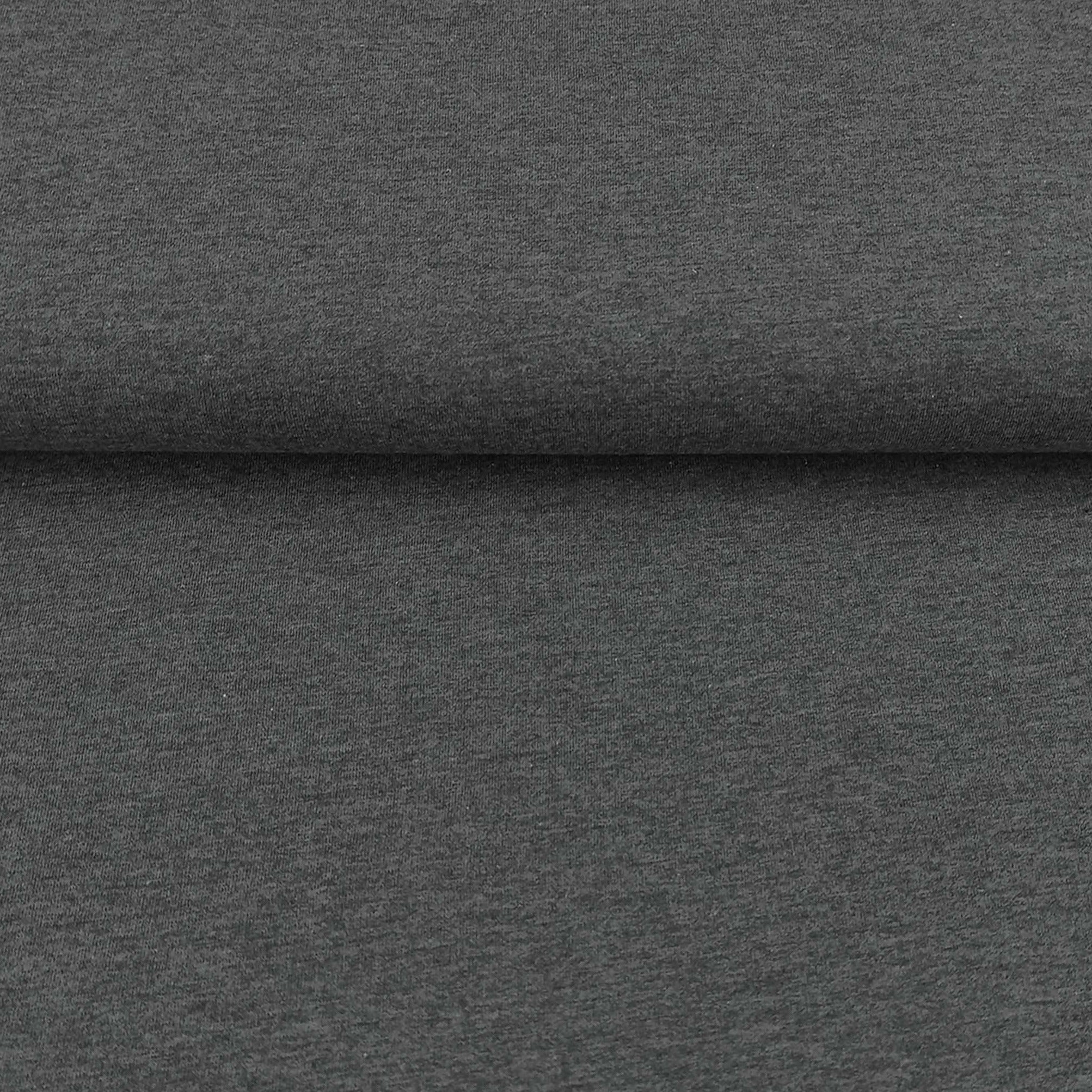 Puuvilla-elastaanitrikoo, meleerattu harmaa