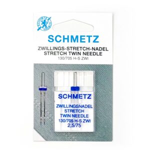 Schmetz Stretch kaksoisneula 2,5mm/75