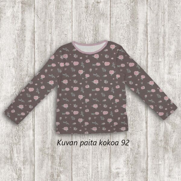 PALAT: Pikkuruusut, puuvilla-elastaanitrikoo, kaakao, Koko, 1.5 m - Image 2