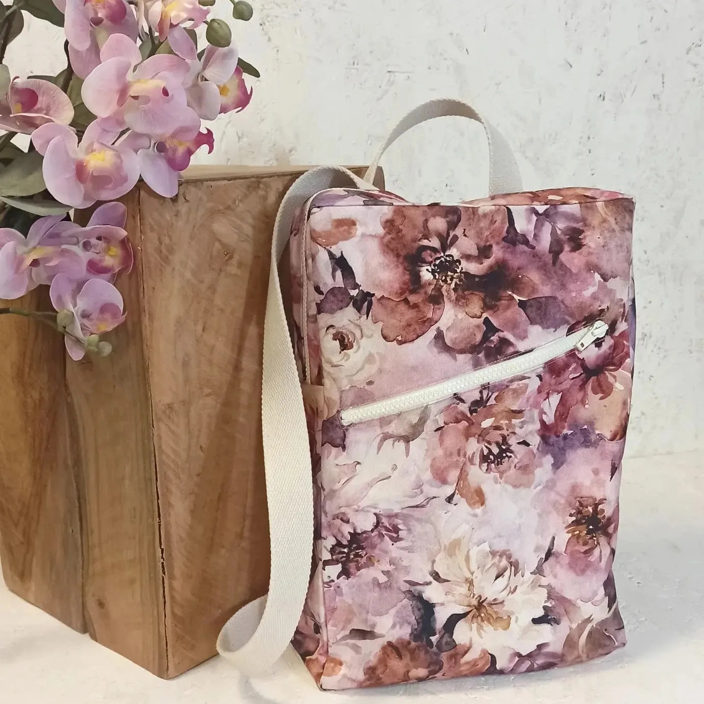 PALAT: Pionit, puuvillacanvas, blush - Image 2